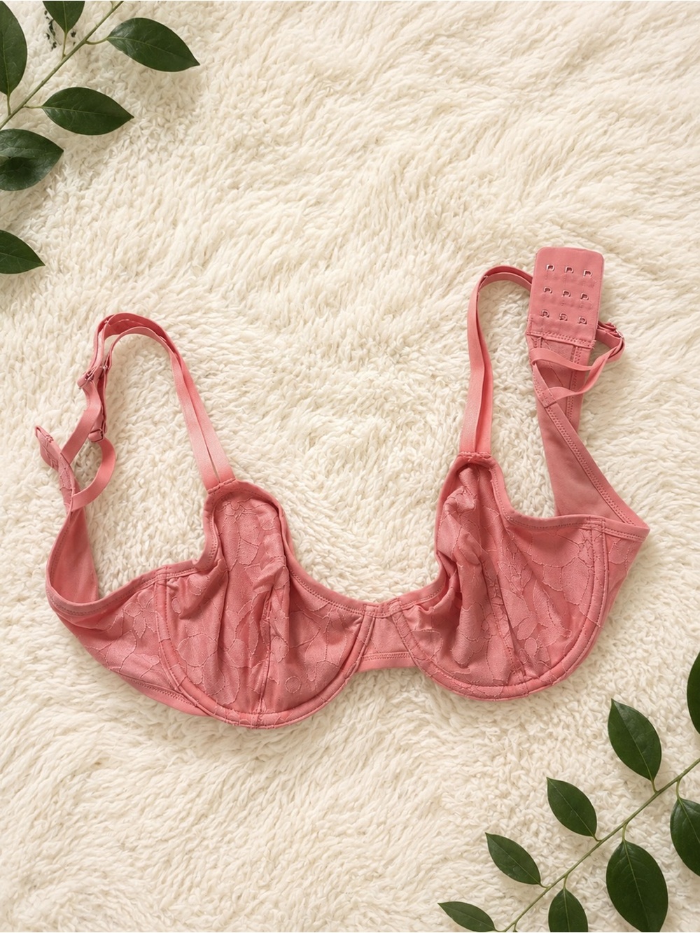 aerie Rose Pink Lace Underwire Bra
